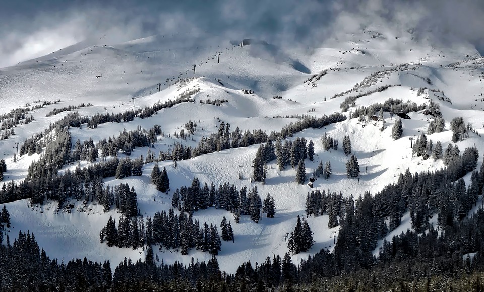 Mt Hood Oregon Ski Resort Skiing Winter Snow